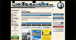 Desktop Screenshot of laboutiquedesmutins.org