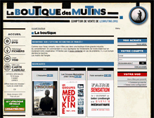 Tablet Screenshot of laboutiquedesmutins.org